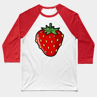 Strawberry Icon Baseball T-Shirt